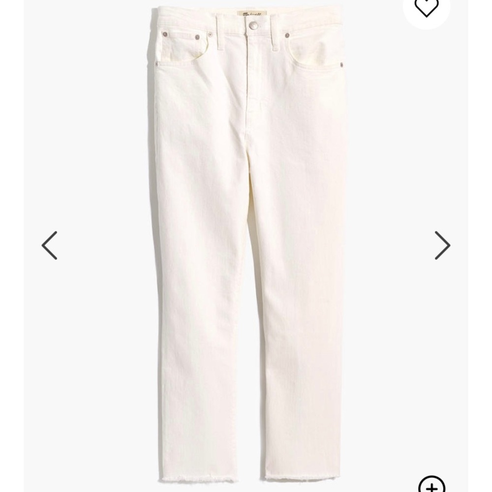 NWT Madewell High rise slim crop Boyjean